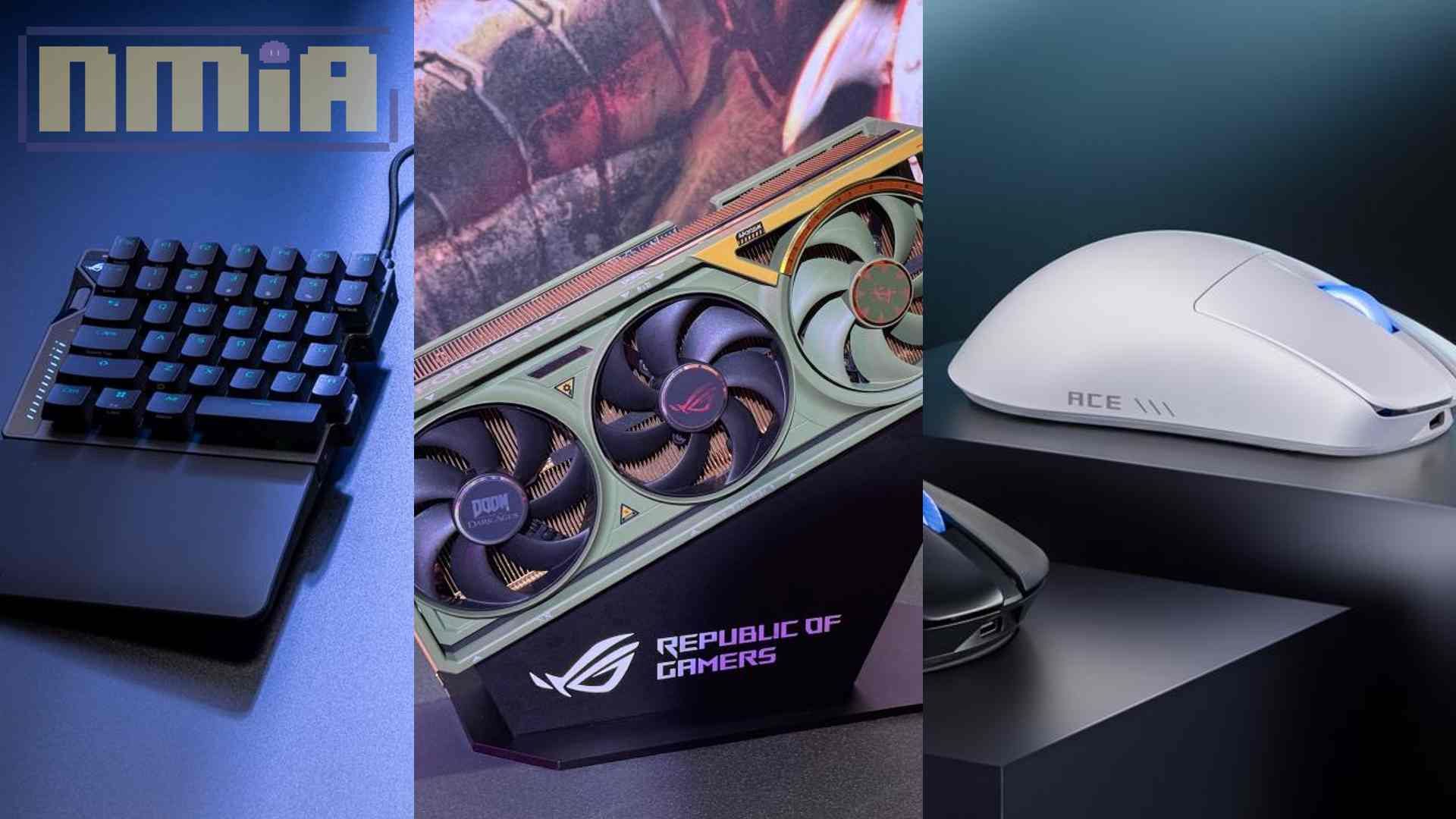 【COMPUTEX 2025】ASUS ROG 公開了全新電競產品線，其中包括酷炫的分離式鍵盤以及各種專為電競打造的 ROG 裝備