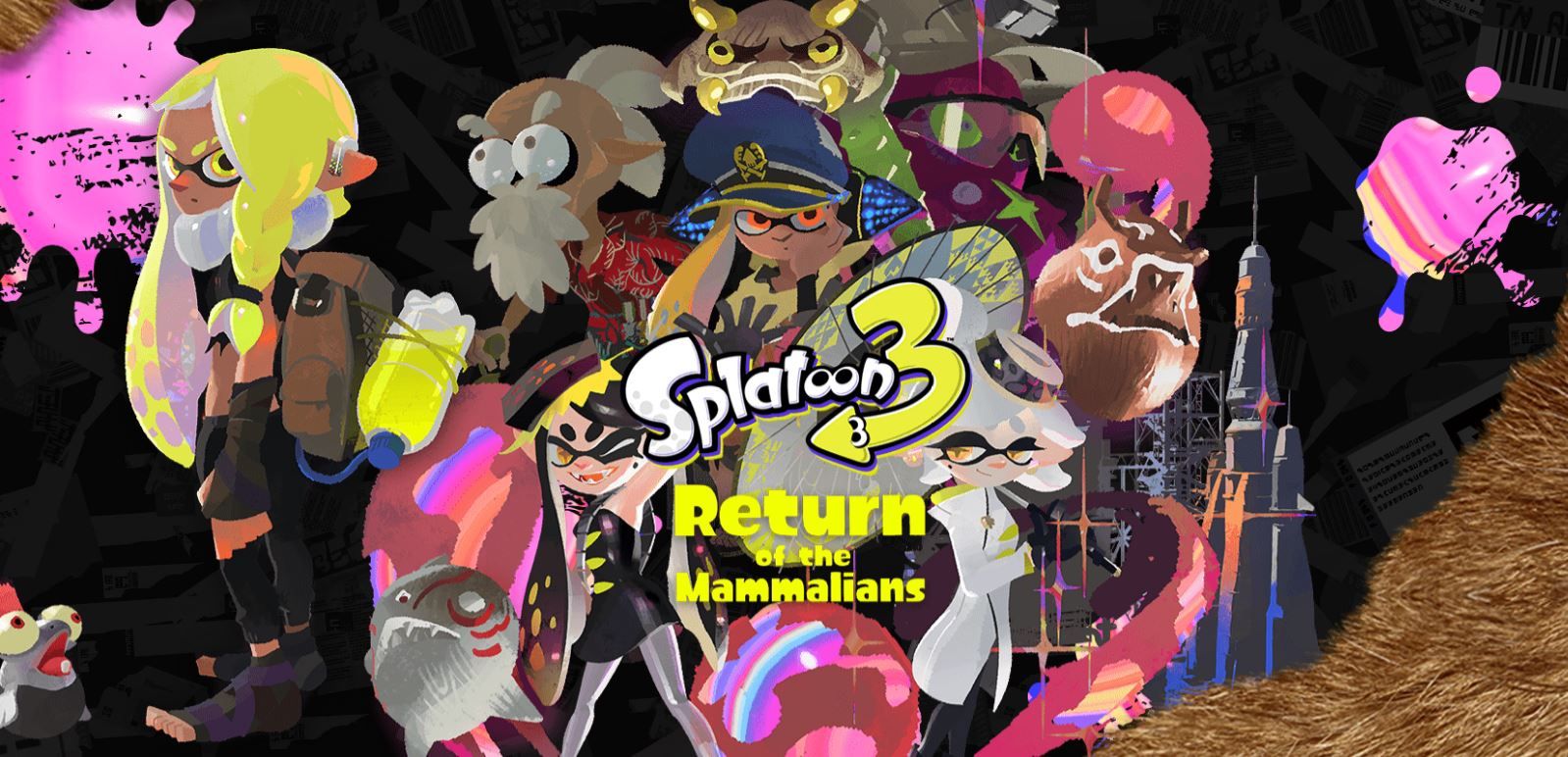 Splatoon 3 Japanese official site has announced various information, including new Maps and Weapons