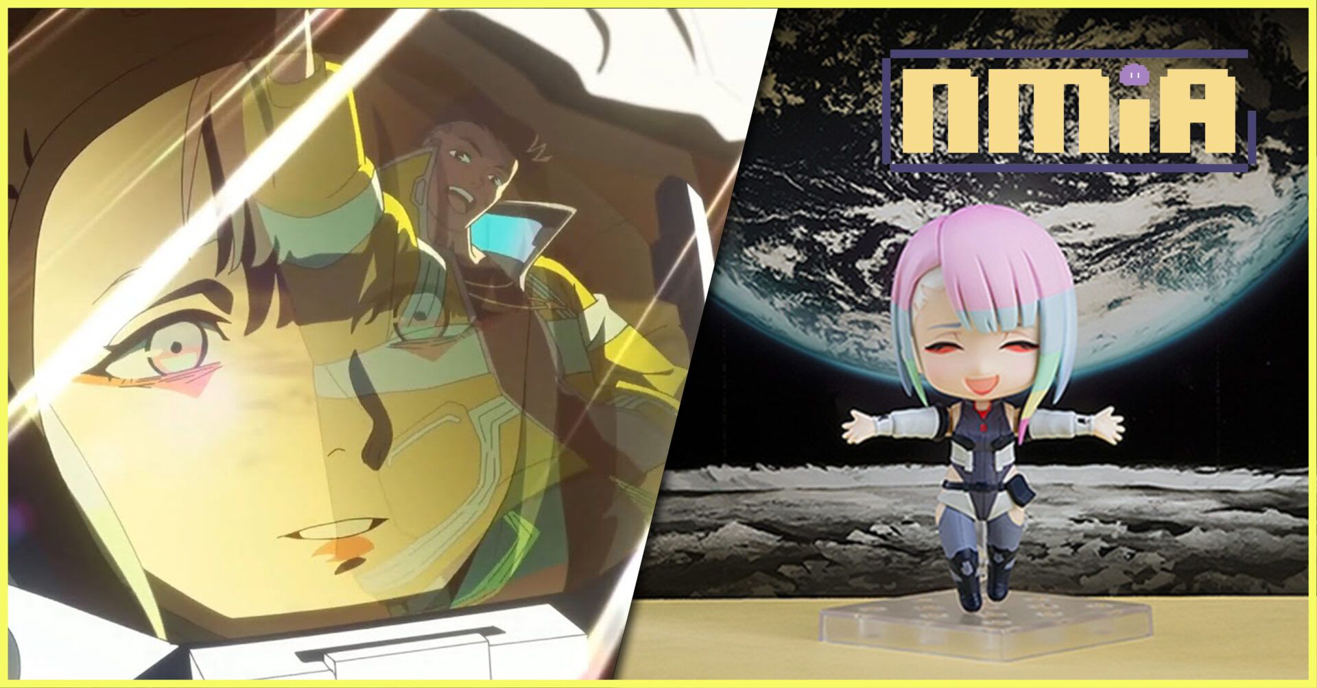 GoodSmile 黏土人系列《賽博朋克 邊緣行者》，「露西」微笑兼微皺眉的表情真虐心